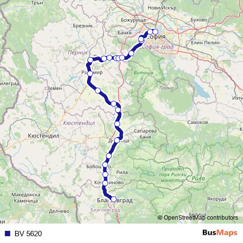 BV 5620 rail Line Map