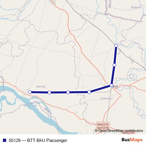 55129 rail Line Map