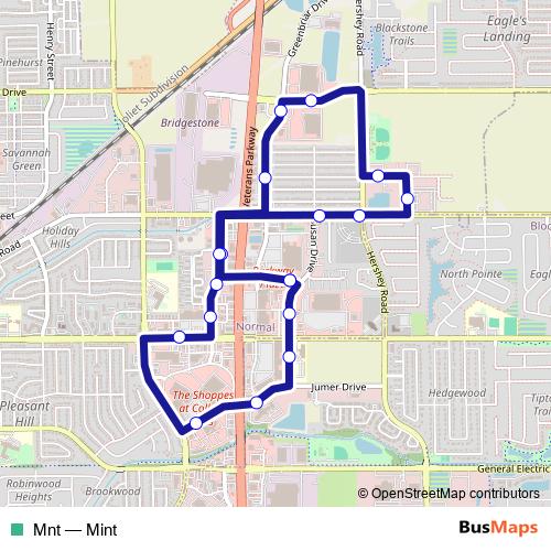 Mnt bus Line Map
