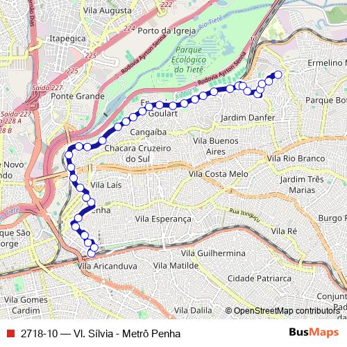 2718-10 bus Line Map