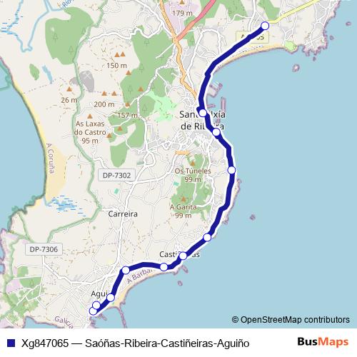 Xg847065 bus Line Map