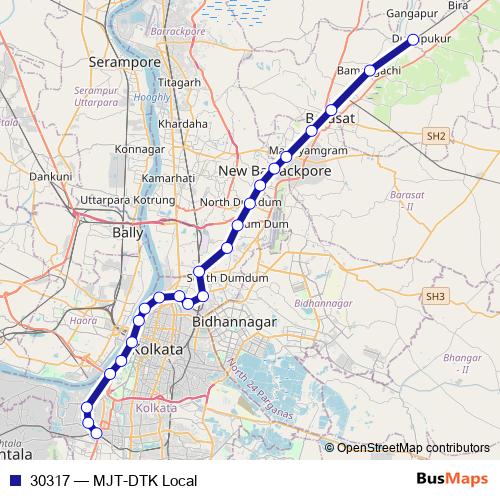 30317 rail Line Map