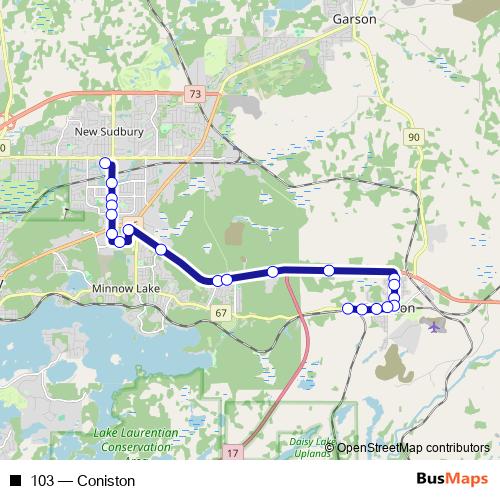Gova Transit 103 Coniston Bus - Canada