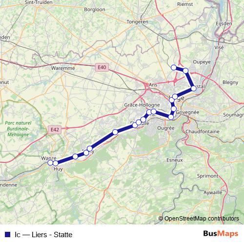 Ic rail Line Map