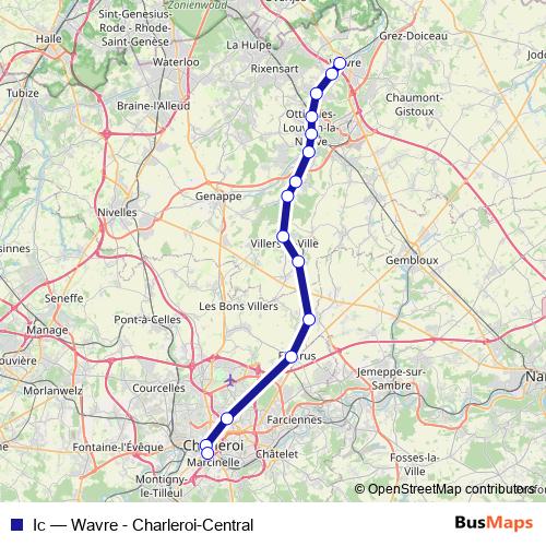 Ic rail Line Map