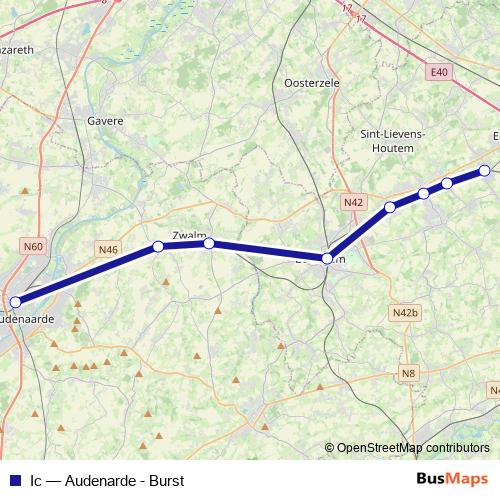 Ic rail Line Map