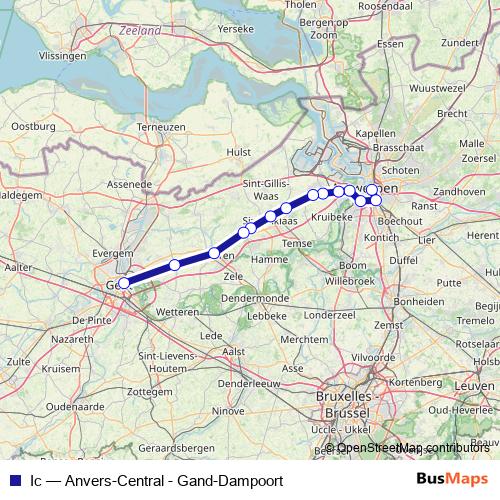 Ic rail Line Map