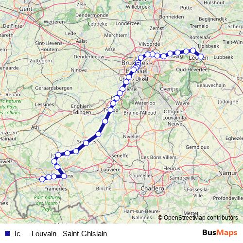 Ic rail Line Map