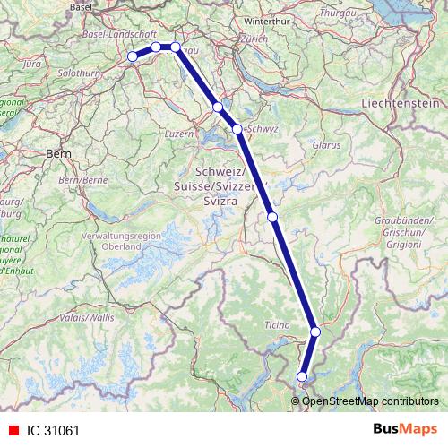 IC 31061 rail Line Map