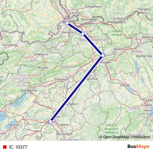 IC 10377 rail Line Map