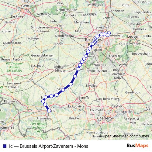 Ic rail Line Map