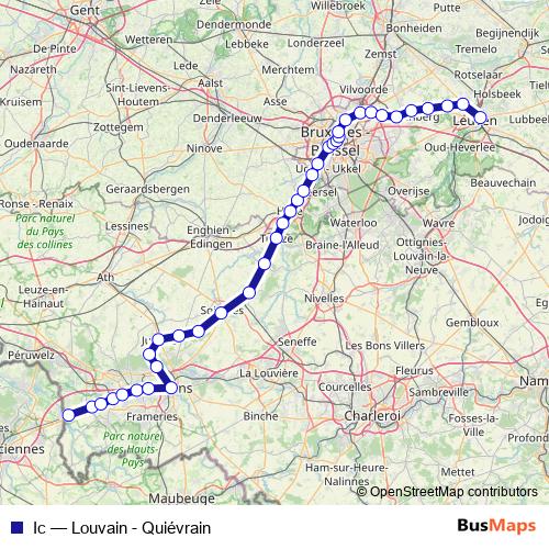 Ic rail Line Map