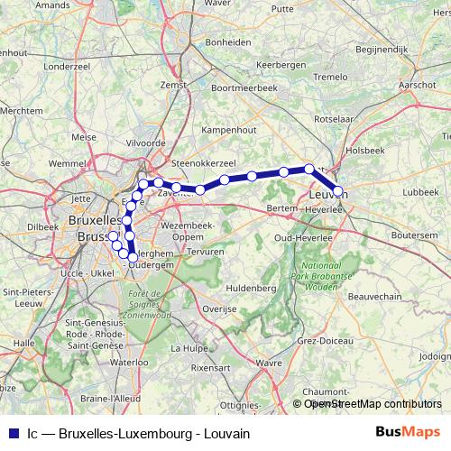 Ic rail Line Map