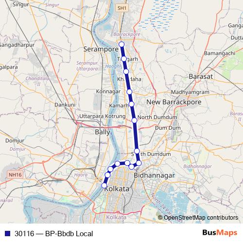 30116 rail Line Map