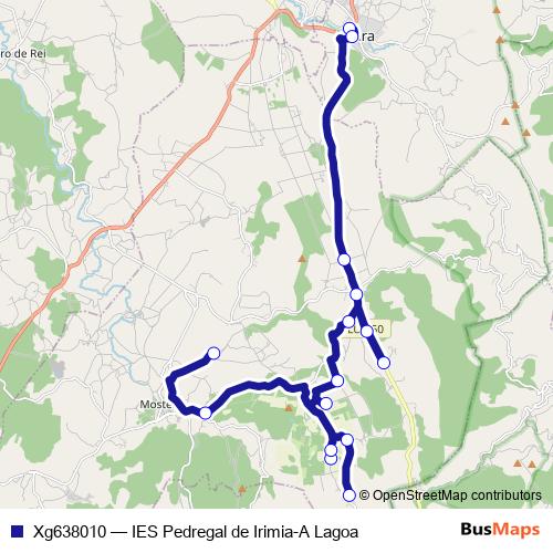 Xg638010 bus Line Map