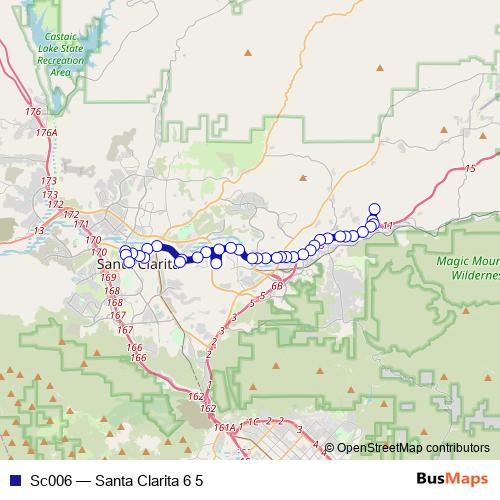 Sc006 bus Line Map
