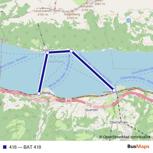418 ferry Line Map