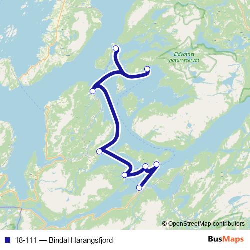 18-111 ferry Line Map