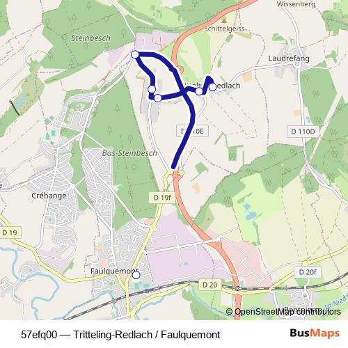 57efq00 bus Line Map