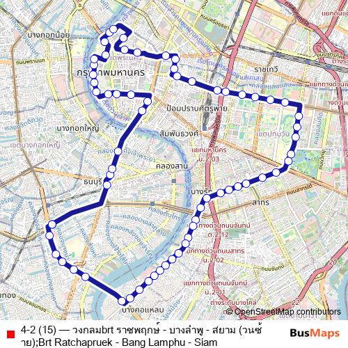 4-2 (15) bus Line Map