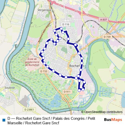 D bus Line Map
