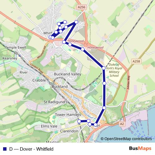 D bus Line Map