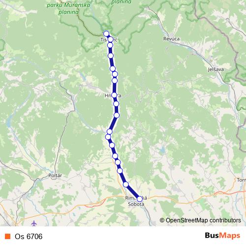 Os 6706 rail Line Map