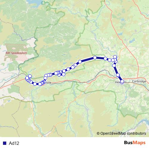 Ad12 bus Line Map