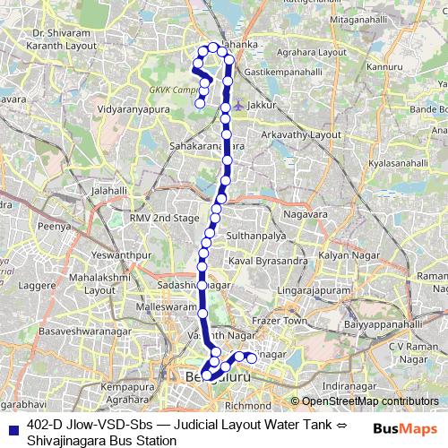 402-D Jlow-VSD-Sbs bus Line Map