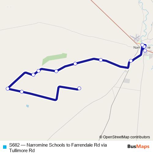 S682 bus Line Map