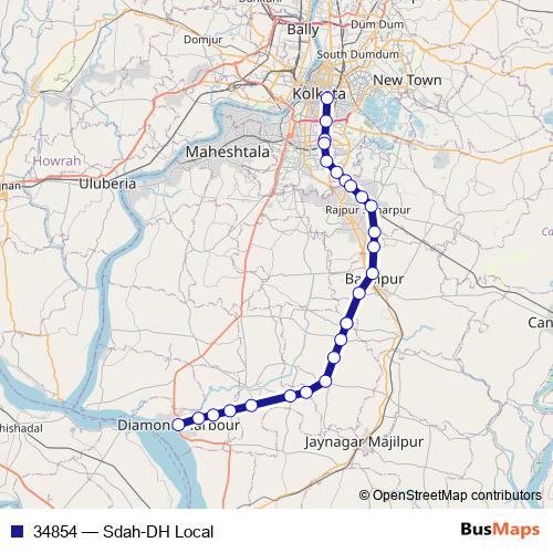 34854 rail Line Map