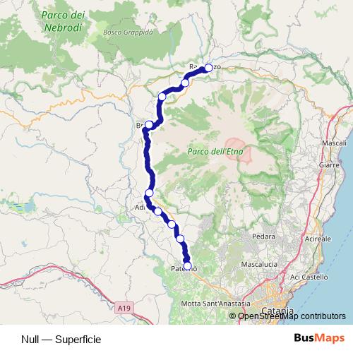 Null bus Line Map