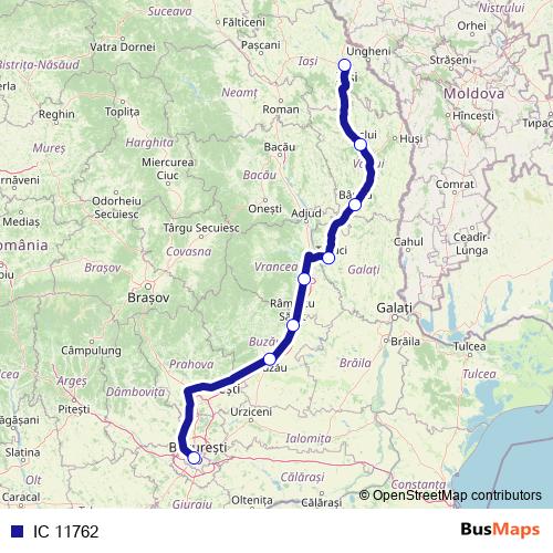 IC 11762 rail Line Map