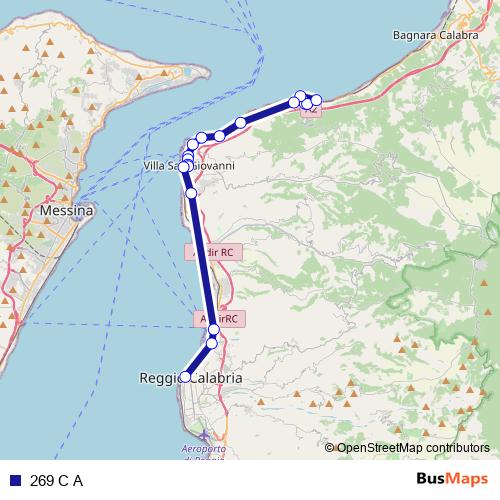 269 C A bus Line Map