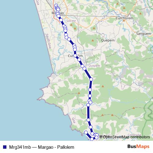 Mrg341mb bus Line Map