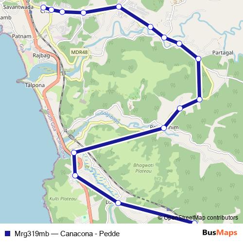 Mrg319mb bus Line Map