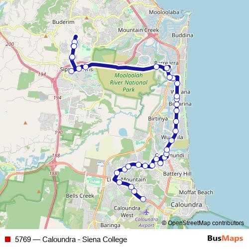 5769 bus Line Map