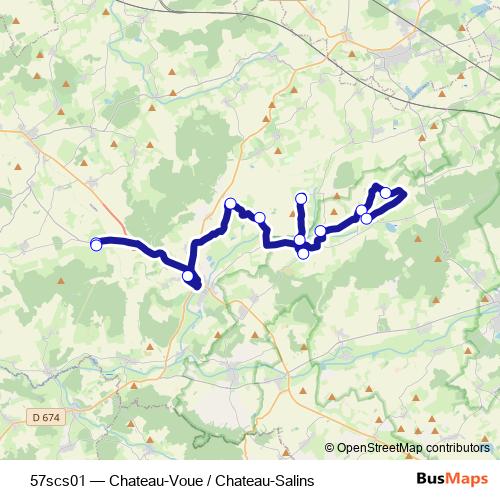 57scs01 bus Line Map