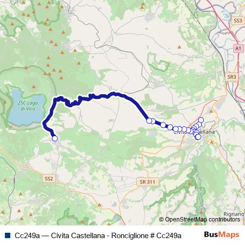 Cc249a bus Line Map