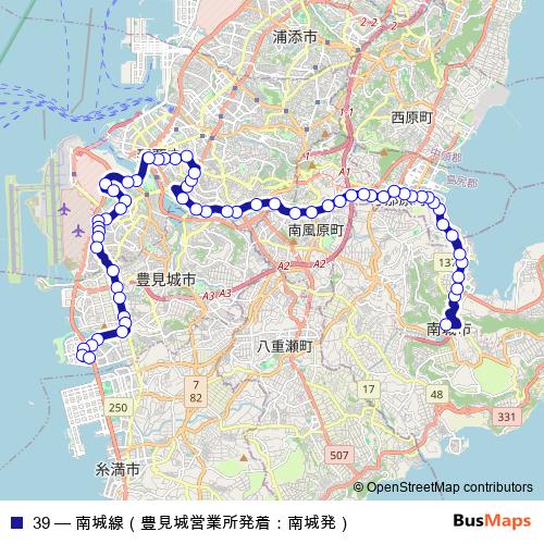 39 bus Line Map