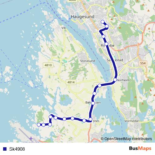 Sk4908 bus Line Map