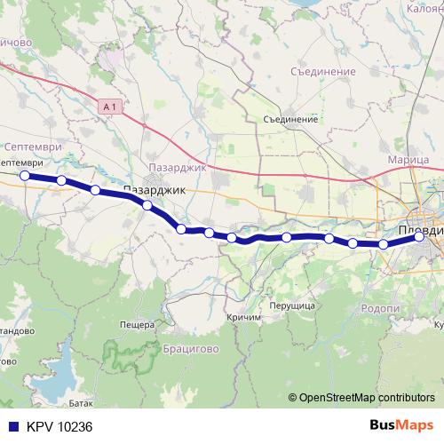 KPV 10236 rail Line Map