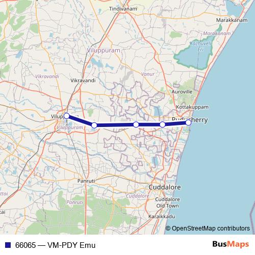 66065 rail Line Map