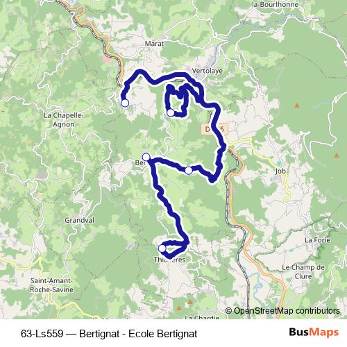 63-Ls559 bus Line Map