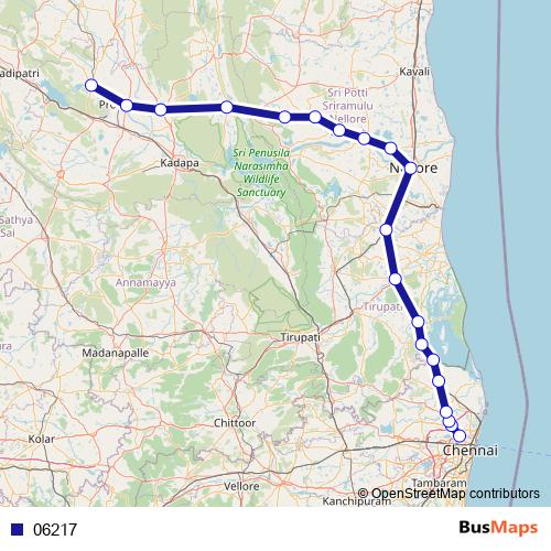 06217 bus Line Map