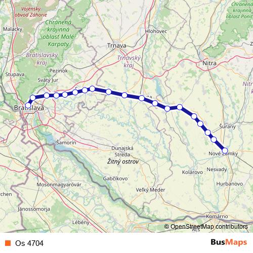 Os 4704 rail Line Map