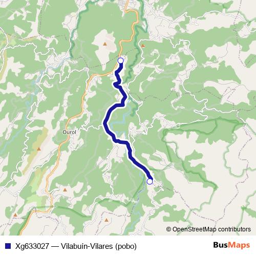 Xg633027 bus Line Map