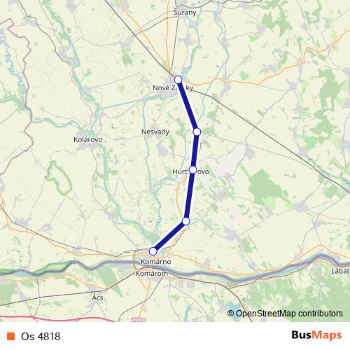 Os 4818 rail Line Map