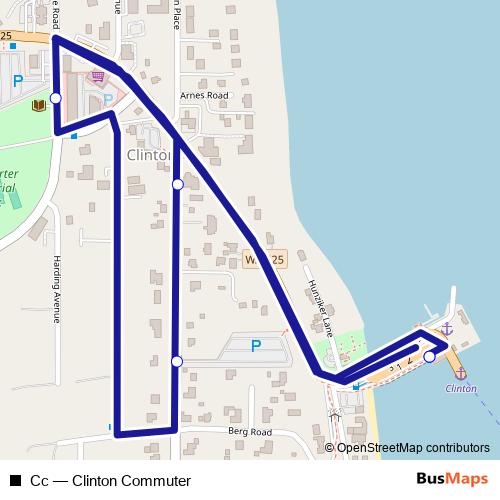Cc bus Line Map
