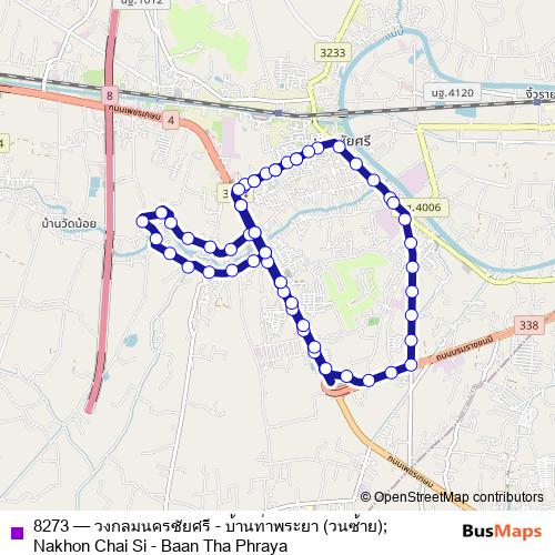 8273 bus Line Map